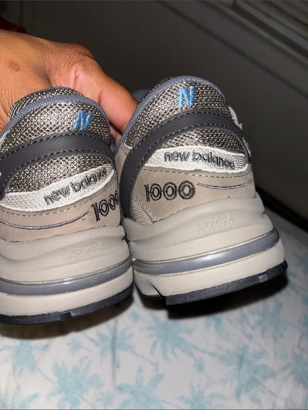 New Balance Men's 1906R Sneakers in Cream, Gray & Blue